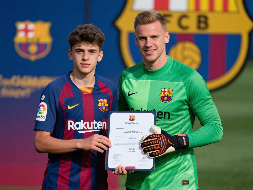 官方:巴萨续约19岁天才门将雅各比什维利至2028年 官方:巴萨续约19岁天才门将雅各比什维利至2028年